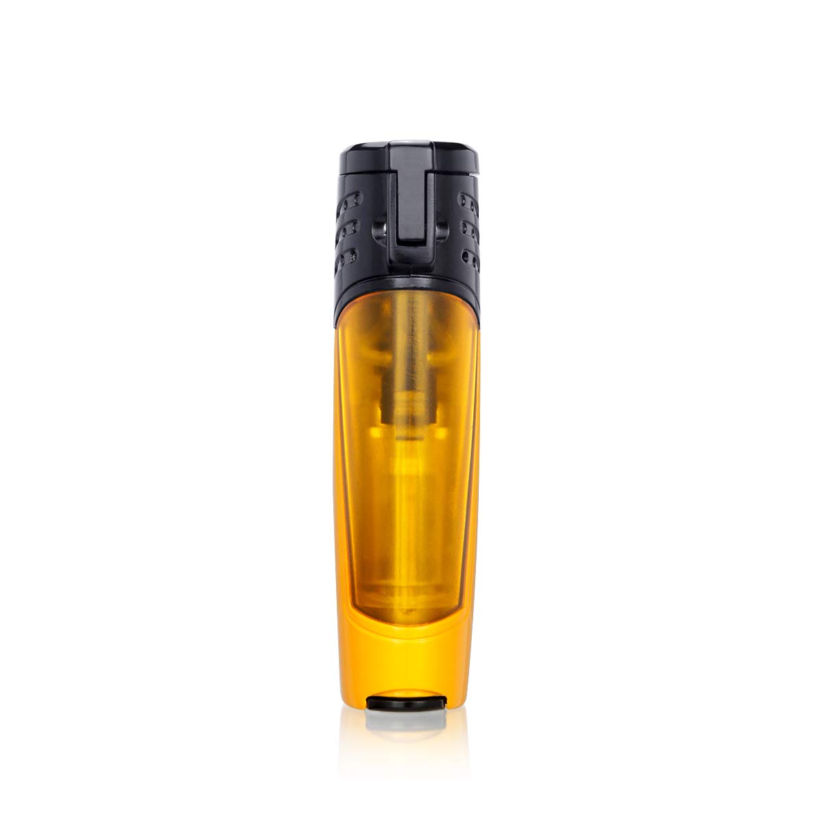 cgaplus Cigar Lighter with Punch Triple Jet Flame Butane Refillable Windproof Torch Lighters(without Gas)