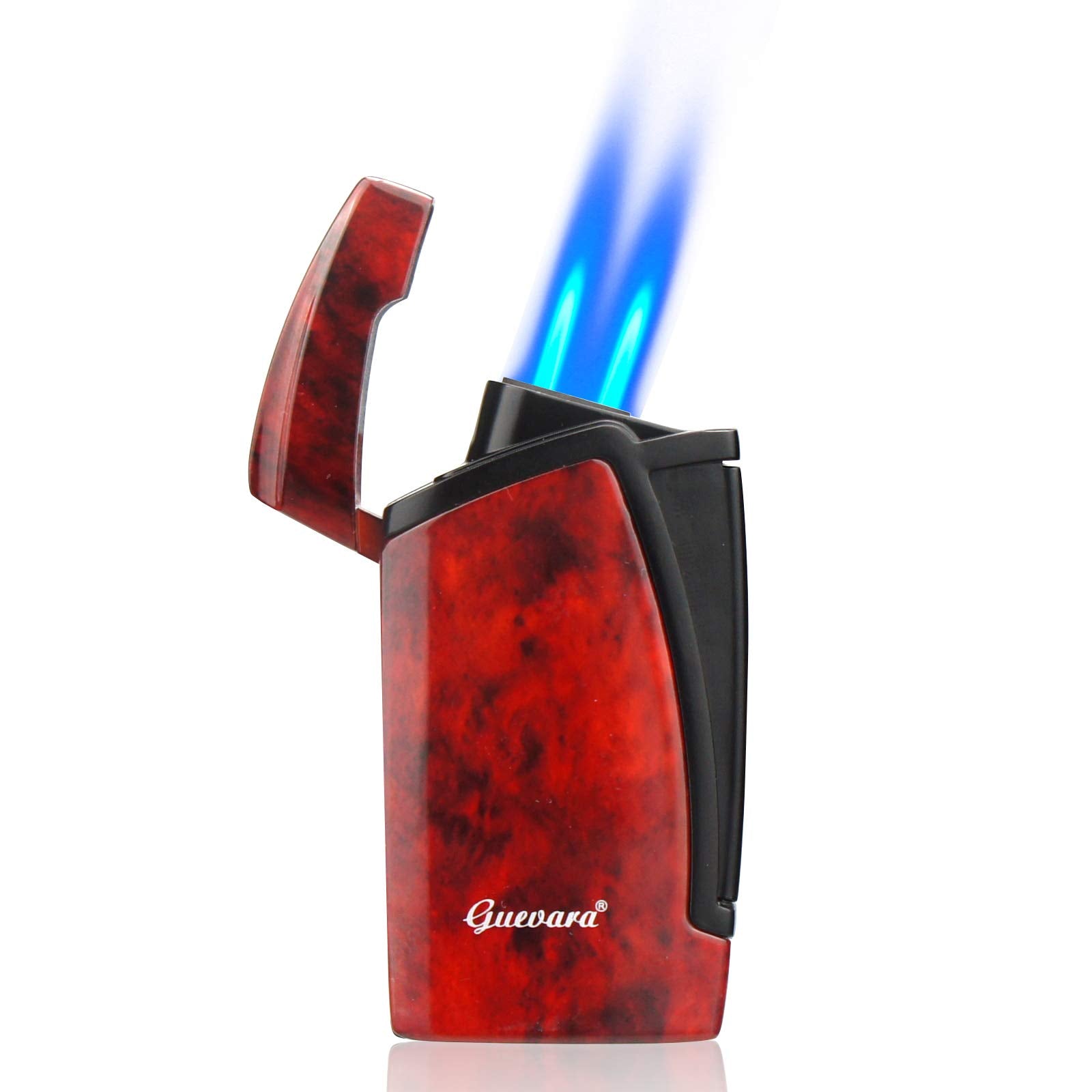 Torch Lighters Refillable Lighter with Punch Without Gas (Red)