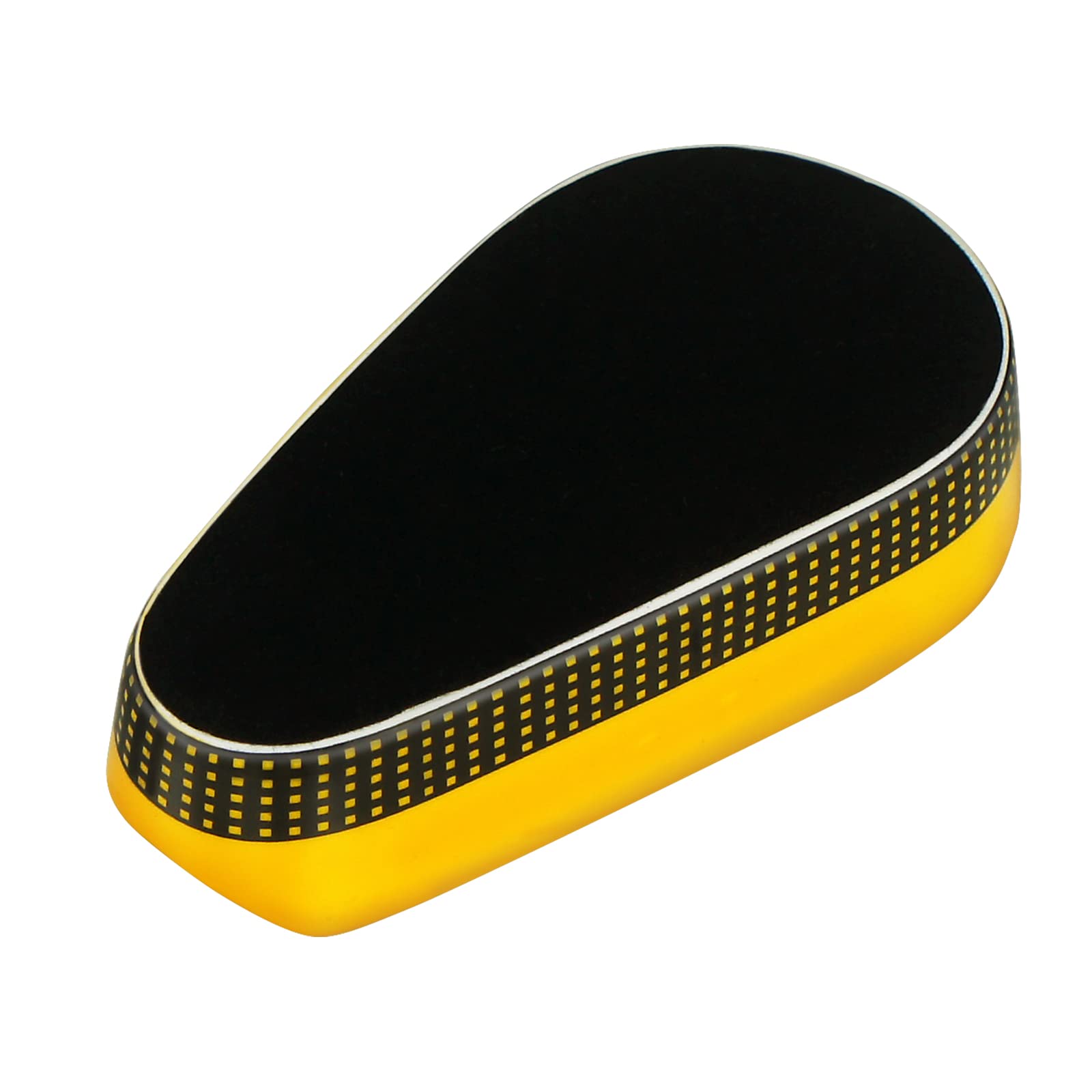Cgaplus Cigar Ashtray Single Classic Ceramic Ashtray Portable Travel Ashtray for Outdoor Home Office Yellow