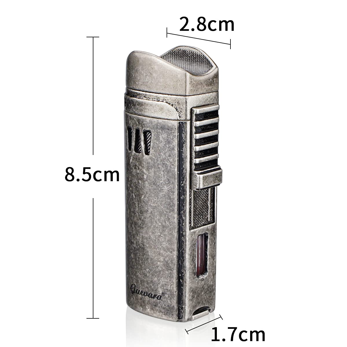 Lighter Torch with Punch Stand Rest on Top Windproof Triple Jet Refillable Scorch Lighters