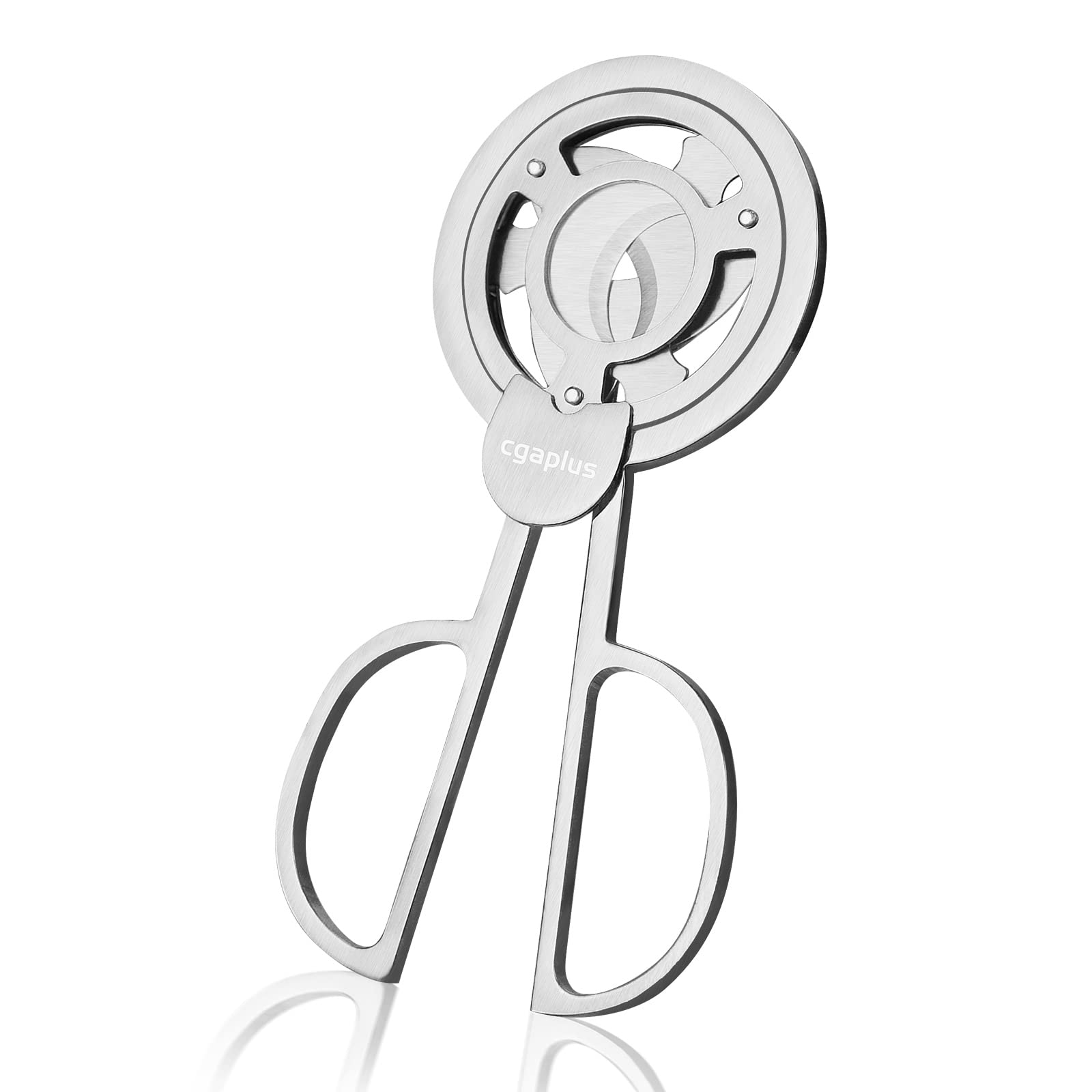 Cigar Cutter Ring Stainless Steel Cigar Scissors Cutter 3 Cut Blade Cigar Guillotine Cutter for Cigars