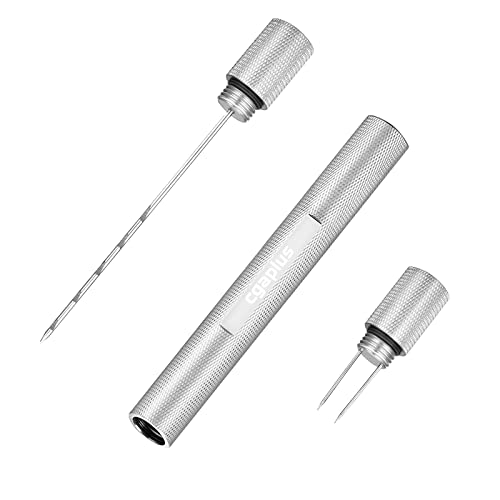 cgaplus Cigar Draw Enhancer Stainless Steel Cigar Needle Portable Cigar Tool for Cigar Lovers
