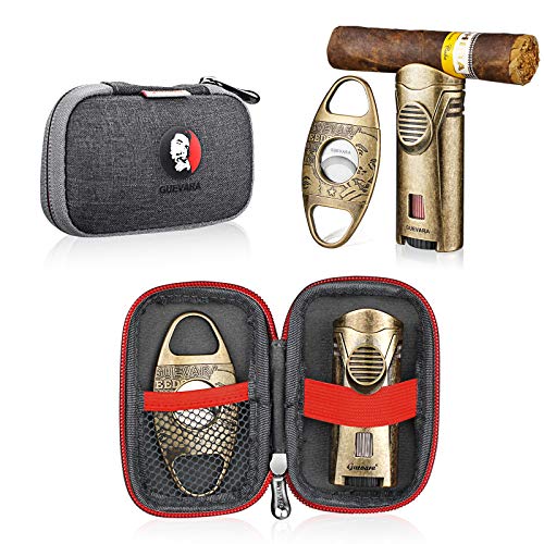 Lighter Torch with Stand Windproof Single Torch Butane Refillable Scorch Lighters