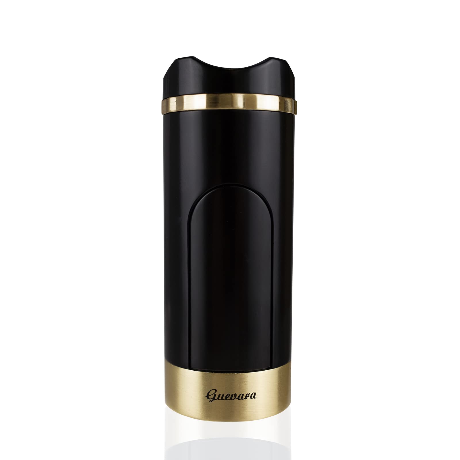 Cigar Lighters Torch for Men High Quality Butane Torch Flame Refillable Gas Lighter (Shipped Without Butane) (Black)