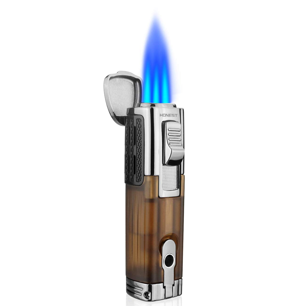 Butane Torch Lighter with Punch Windproof Triple Jet Lighters