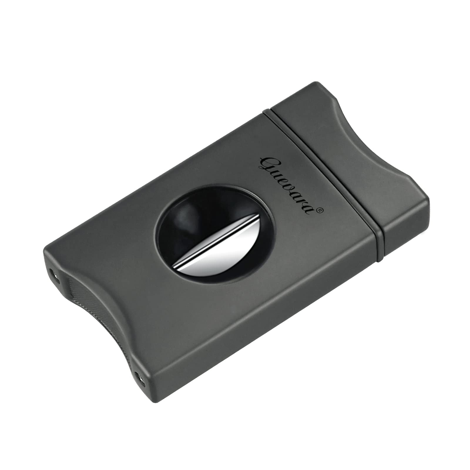 V-Cut Cigar Cutter - V-Shaped Stainless Steel Blade for Cigars up to a Large 60+ Ring Gauge - Ergonomic Design & Gift Box Included