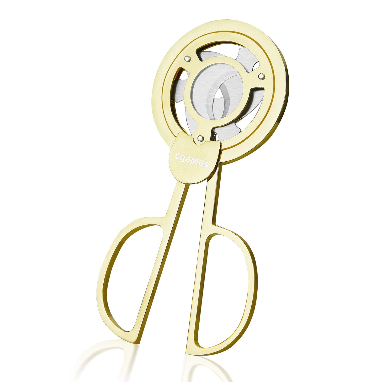 Cigar Cutter Ring Stainless Steel Cigar Scissors Cutter 3 Cut Blade Cigar Guillotine Cutter for Cigars