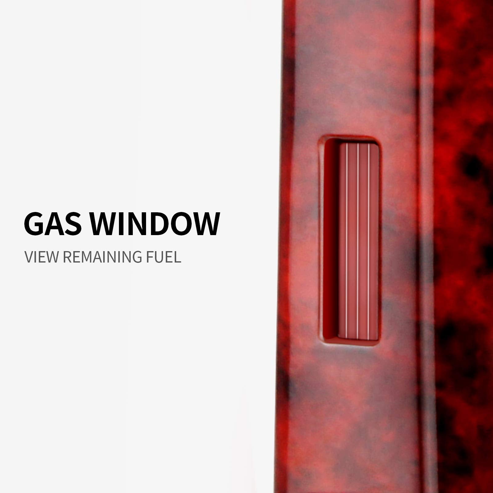 Torch Lighters Refillable Lighter with Punch Without Gas (Red)