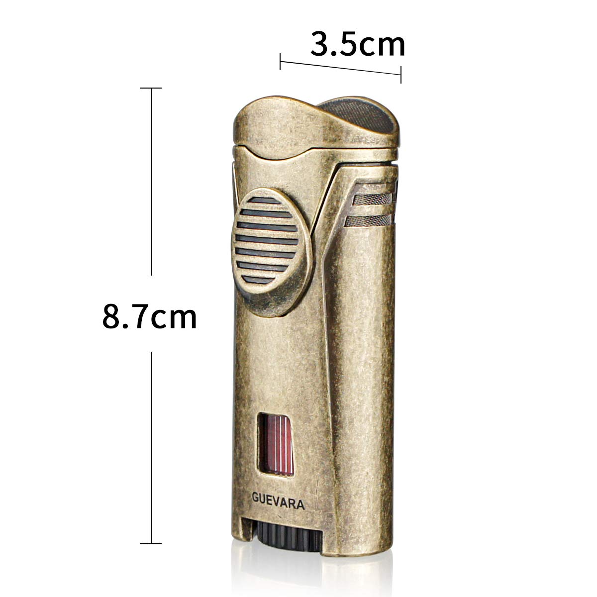 Lighter Torch with Stand Windproof Single Torch Butane Refillable Scorch Lighters