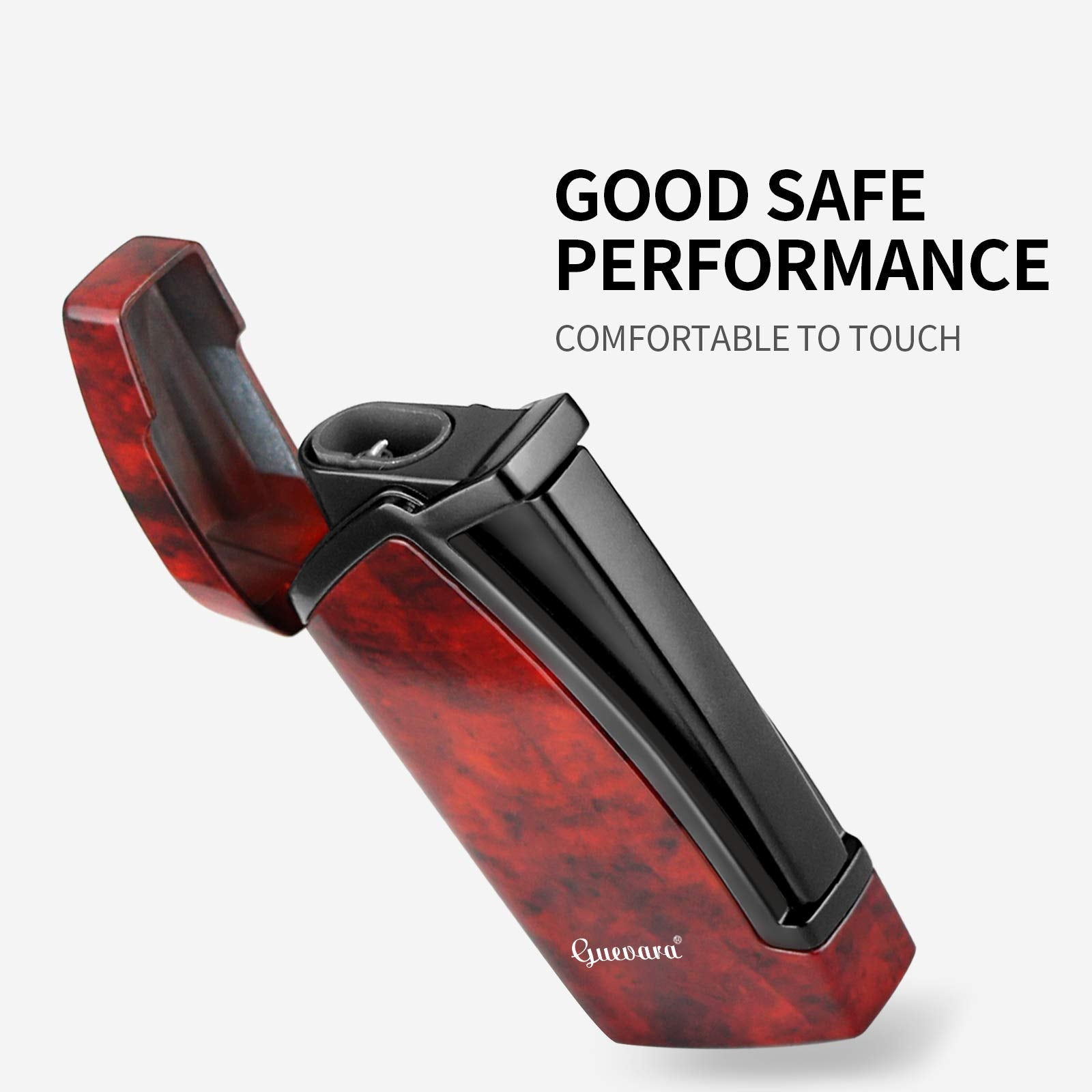 Torch Lighters Refillable Lighter with Punch Without Gas (Red)