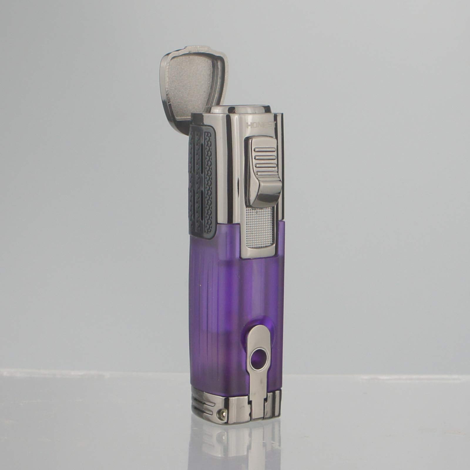 Butane Torch Lighter with Punch Windproof Triple Jet Lighters