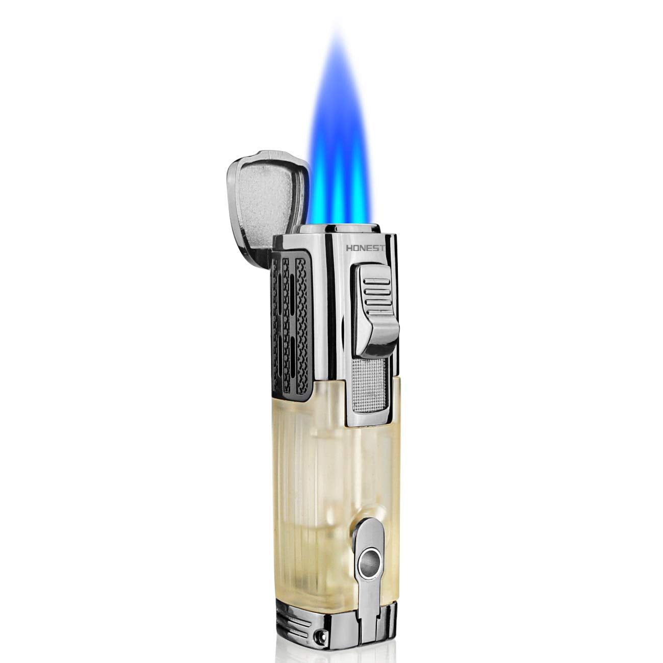 Butane Torch Lighter with Punch Windproof Triple Jet Lighters