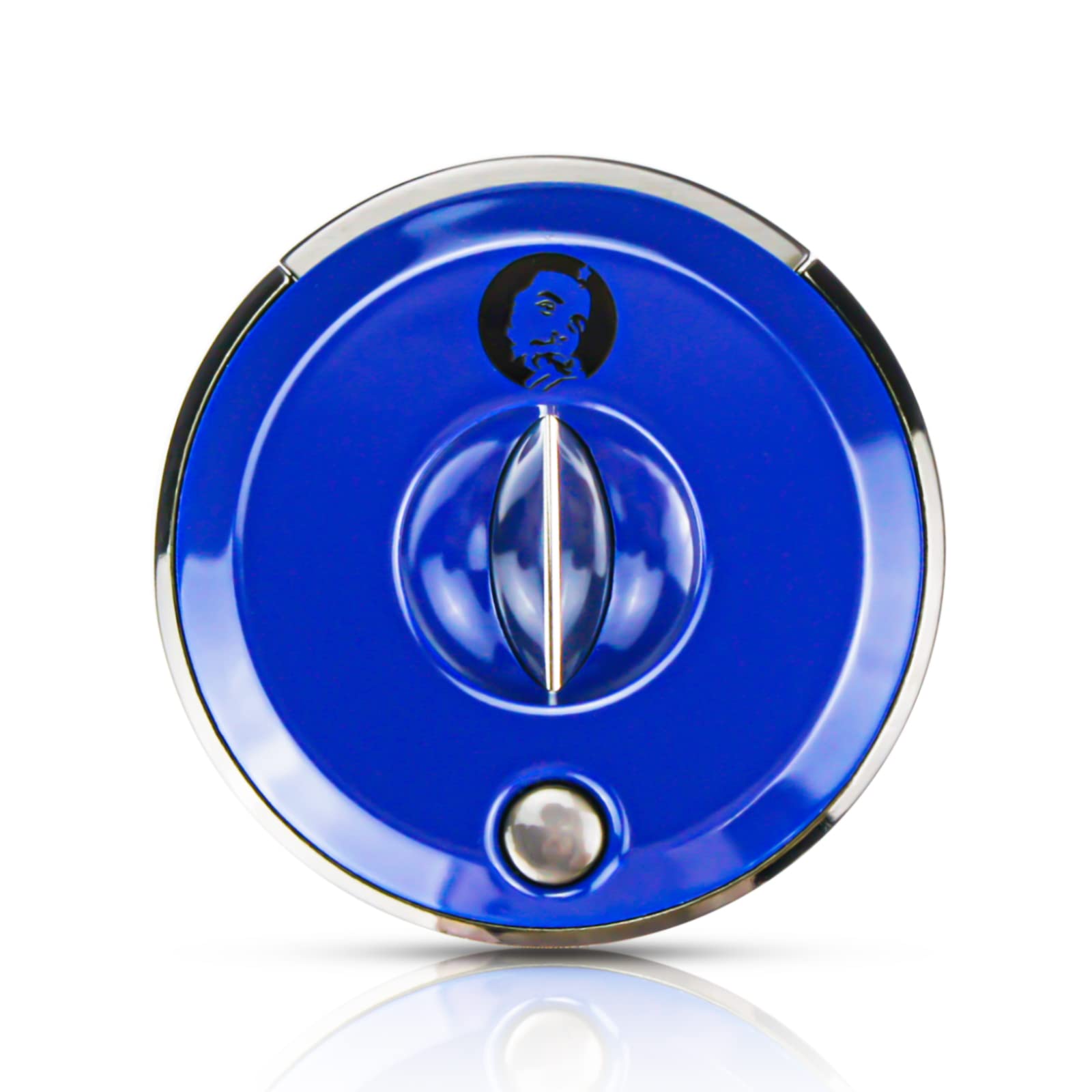 V-Cut Cigar Cutter - V-Shaped Stainless Steel Blade Cigars up to a Large 60+ Ring Gauge - Ergonomic Design & Gift Box Included