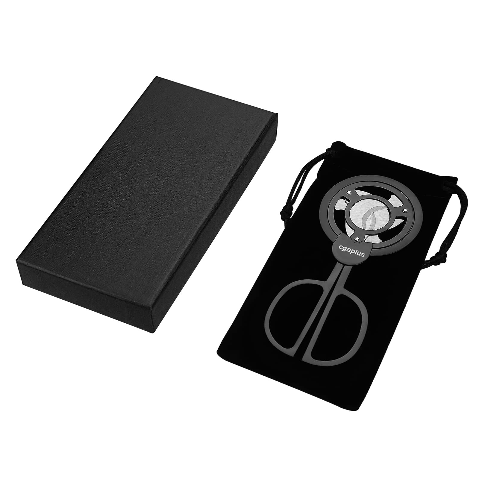 Cigar Cutter Ring Stainless Steel Cigar Scissors Cutter 3 Cut Blade Cigar Guillotine Cutter for Cigars