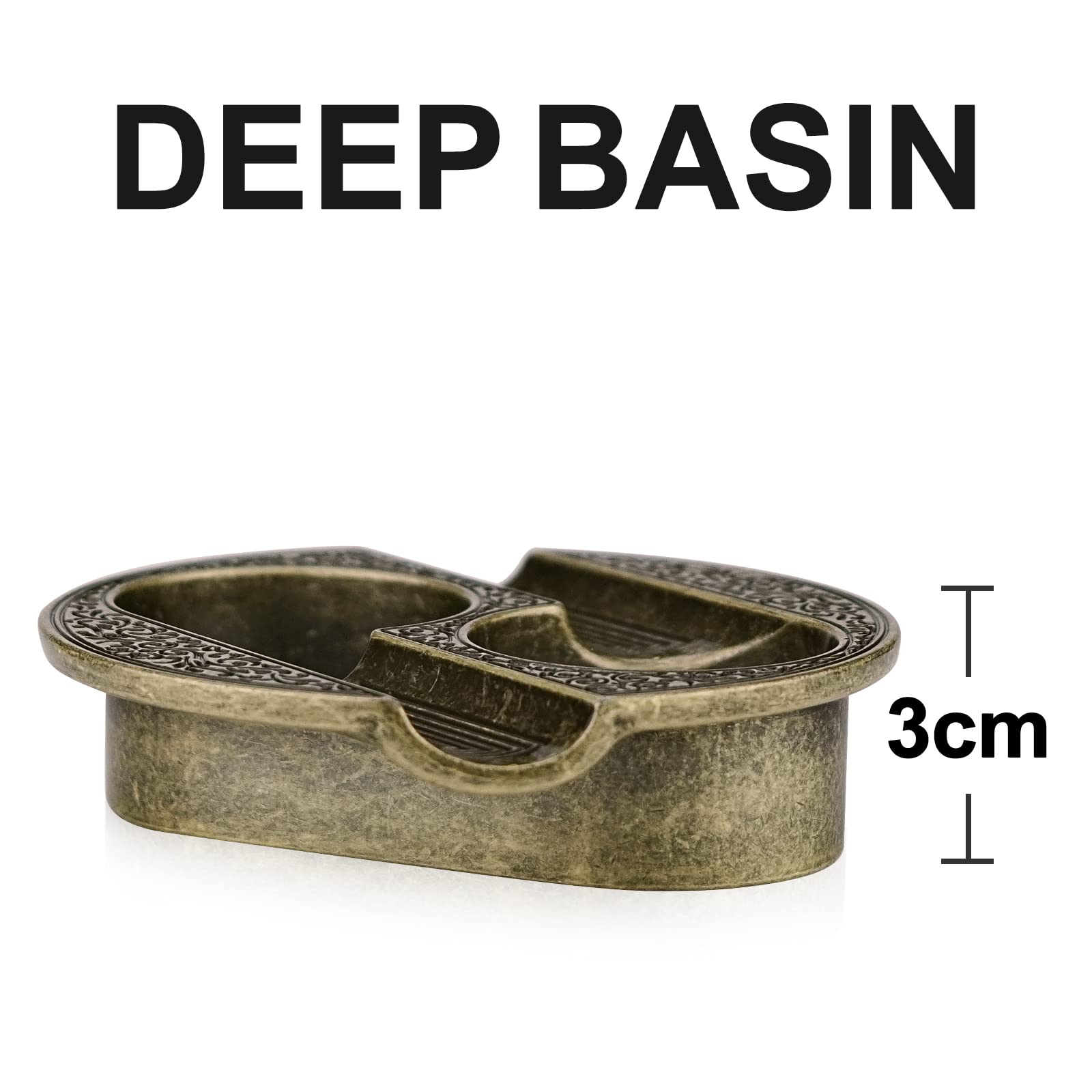 Cigar Ashtray Metal Ashtrays for Patio/Home/Table Modern Ashtrays Unbreakable Ash tray Cigar Gifts for Men Cigar Accessories