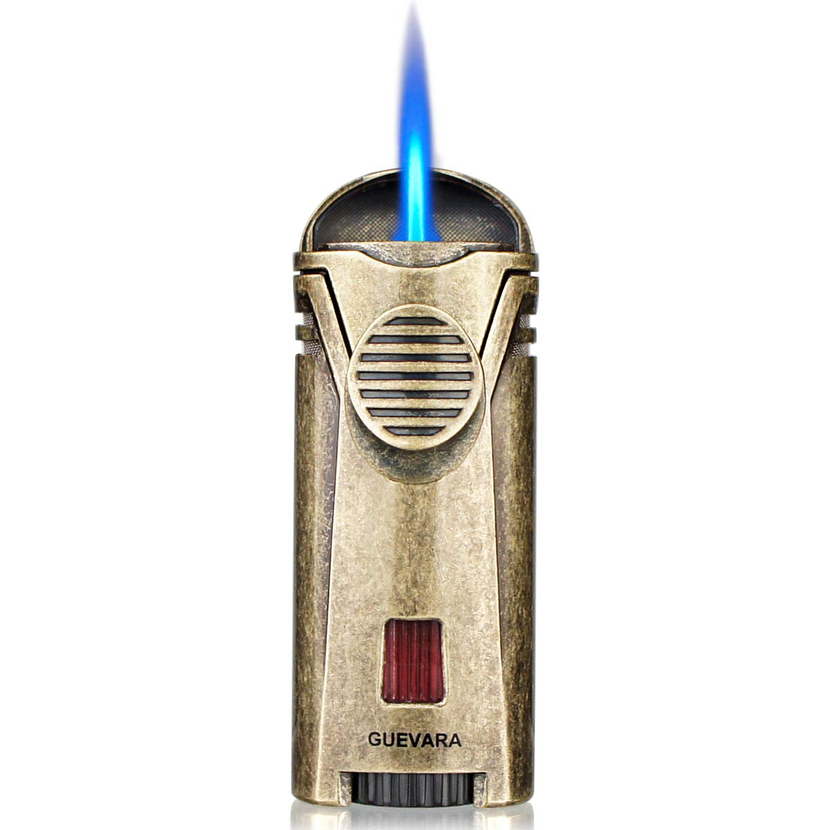 Lighter Torch with Stand Windproof Single Torch Butane Refillable Scorch Lighters