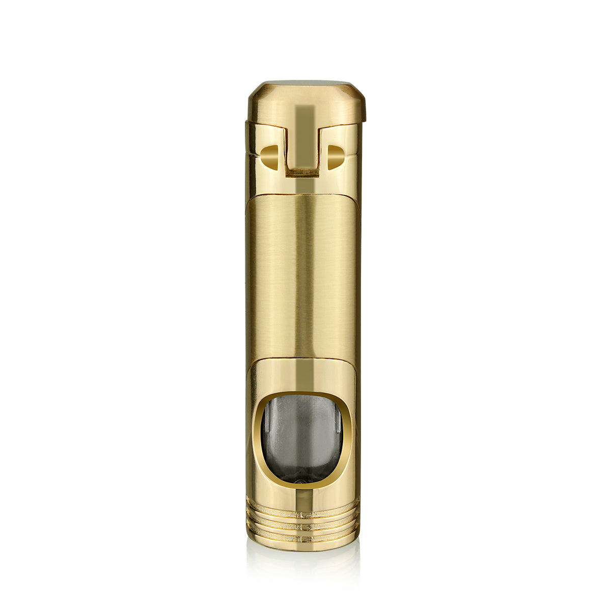 GUEVARA Cigar Cutter & Lighter Set - Butane Torch Lighter with Punch, Windproof Double Jet, Premium Cigar Accessories